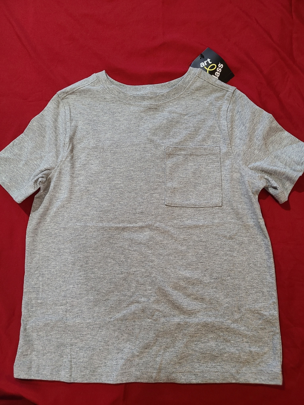 art class Heather Gray Pocket T‑Shirt for Boys